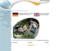 Tablet Screenshot of maw-teichtechnik.de